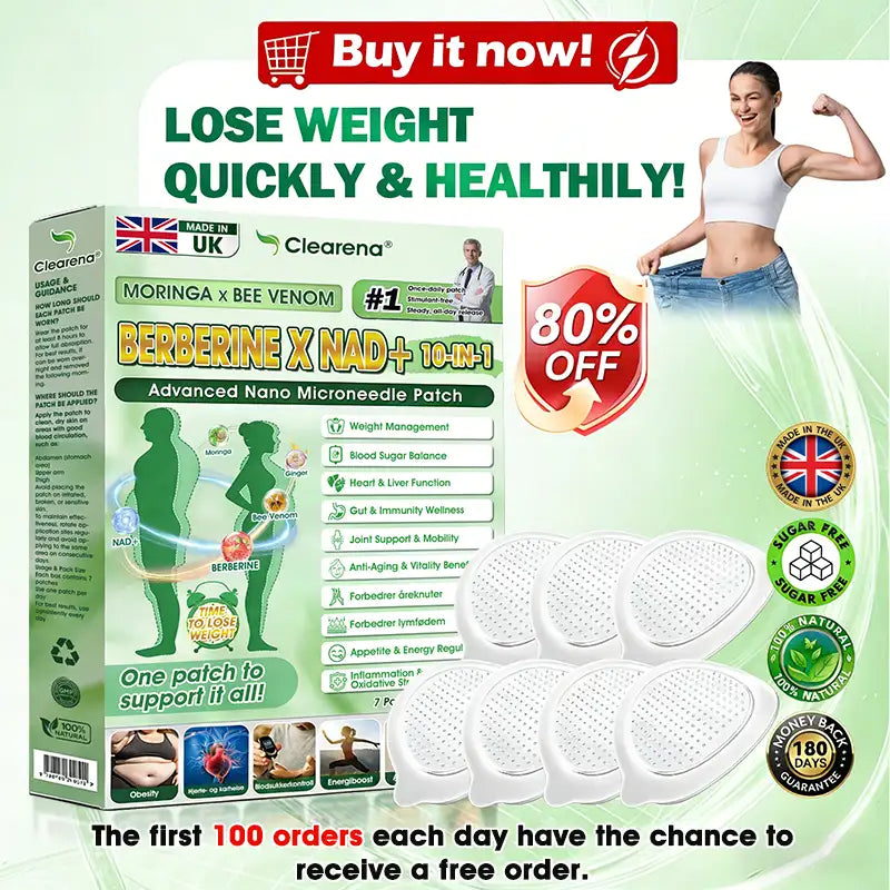 | 𝐎𝐟𝐟𝐢𝐜𝐢𝐚𝐥 🇬🇧 𝐔𝐊 𝐒𝐭𝐨𝐫𝐞 |  ✨🧑‍⚕️ Clearena® 𝐌𝐨𝐫𝐢𝐧𝐠𝐚 · 𝐁𝐞𝐞 𝐕𝐞𝐧𝐨𝐦 · 𝐁𝐞𝐫𝐛𝐞𝐫𝐢𝐧𝐞 × 𝐍𝐀𝐃+ 10-𝐢𝐧-𝟏 𝐀𝐝𝐯𝐚𝐧𝐜𝐞𝐝 𝐍𝐚𝐧𝐨 𝐌𝐢𝐜𝐫𝐨𝐧𝐞𝐞𝐝𝐥𝐞 𝐏𝐚𝐭𝐜𝐡 — 💪𝐎𝐧𝐜𝐞 𝐃𝐚𝐢𝐥𝐲, 𝐕𝐢𝐬𝐢𝐛𝐥𝐞 𝐑𝐞𝐬𝐮𝐥𝐭𝐬 𝐢𝐧 𝟕 𝐃𝐚𝐲𝐬  (obesity, ｌｏｏｓｅｓｋｉｎ,diabetes, sleep apnea, joint issues, and more For)