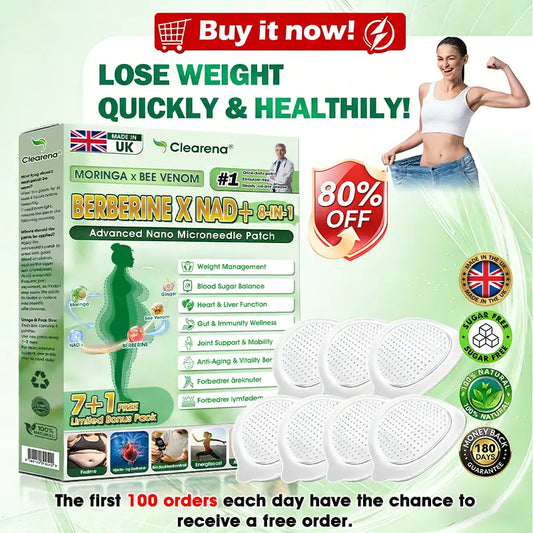 | 𝐎𝐟𝐟𝐢𝐜𝐢𝐚𝐥 🇬🇧 𝐔𝐊 𝐒𝐭𝐨𝐫𝐞 |  ✨🧑‍⚕️ Clearena® 𝐌𝐨𝐫𝐢𝐧𝐠𝐚 · 𝐁𝐞𝐞 𝐕𝐞𝐧𝐨𝐦 · 𝐁𝐞𝐫𝐛𝐞𝐫𝐢𝐧𝐞 × 𝐍𝐀𝐃+ 8-𝐢𝐧-𝟏 𝐀𝐝𝐯𝐚𝐧𝐜𝐞𝐝 𝐍𝐚𝐧𝐨 𝐌𝐢𝐜𝐫𝐨𝐧𝐞𝐞𝐝𝐥𝐞 𝐏𝐚𝐭𝐜𝐡 — 💪𝐎𝐧𝐜𝐞 𝐃𝐚𝐢𝐥𝐲, 𝐕𝐢𝐬𝐢𝐛𝐥𝐞 𝐑𝐞𝐬𝐮𝐥𝐭𝐬 𝐢𝐧 𝟕 𝐃𝐚𝐲𝐬  (obesity, ｌｏｏｓｅｓｋｉｎ,diabetes, sleep apnea, joint issues, and more For)