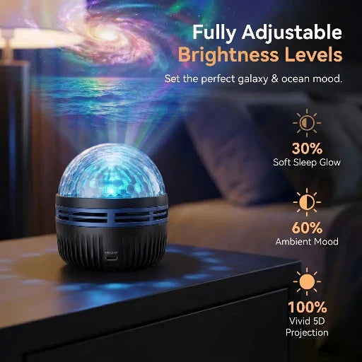 Topacme® 360° Night Light Projector - Smart Holographic Star Projector🌌