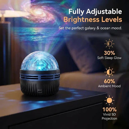 Topacme® 360° Night Light Projector - Smart Holographic Star Projector🌌